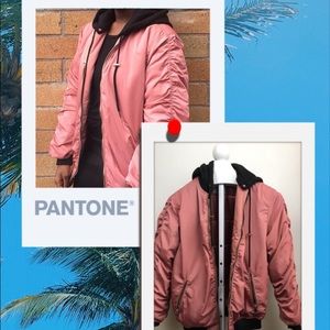 Forever 21 Pink Bomber Jacket